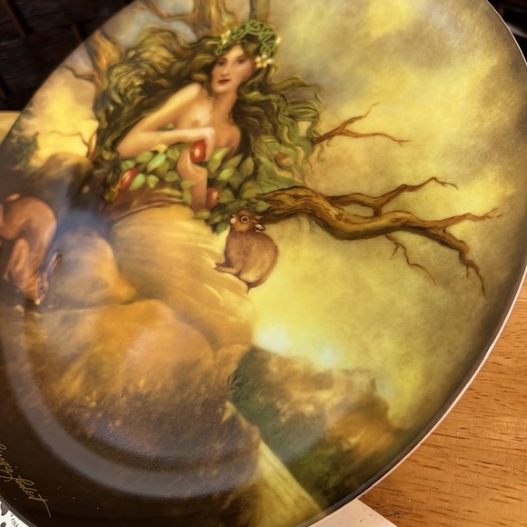 KNOWLES, authentic collectors plate Limited Edition, plate# A7369, Earth !! - Picture 3 of 11